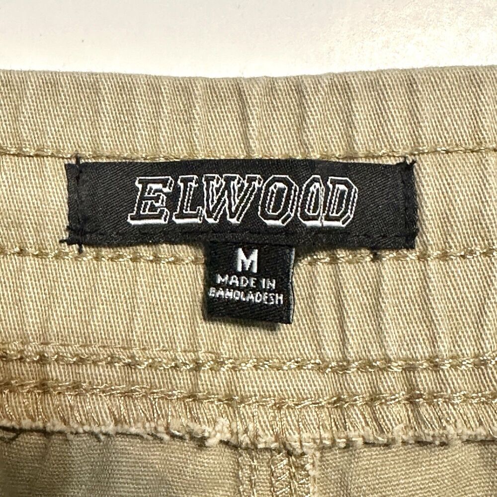 Elwood Joggers Pants Mens Size Medium Tan Khaki Drawstring Pockets Tapered - Picture 9 of 12